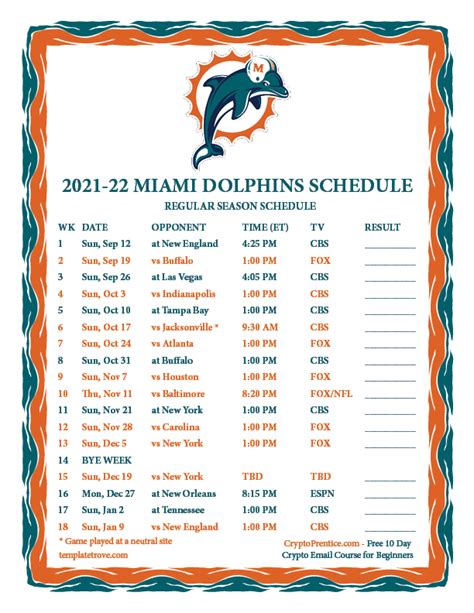 Miami Dolphins Schedule 2023 Printable - 2023 Nascar Schedule