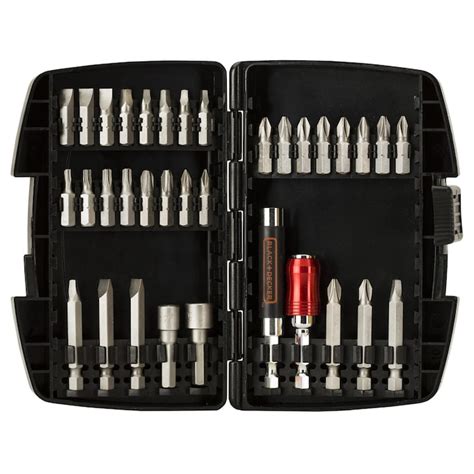 BLACK & DECKER 34-Piece Screwdriver Bit Set at Lowes.com