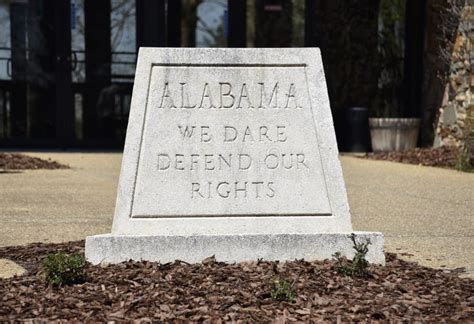 Alabama we Dare Defend Our Rights State Motto Editorial Stock Image ...