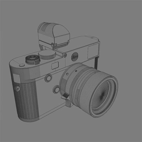 digital camera leica m 3d model