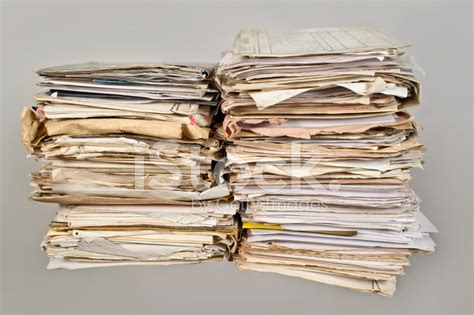 Stack Of Old Newspapers Stock Photo | Royalty-Free | FreeImages