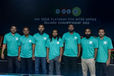 Maldives Pool Billiard Association on Twitter: "MIB VISA PLATINUM 9TH Inter-office Billiard ...