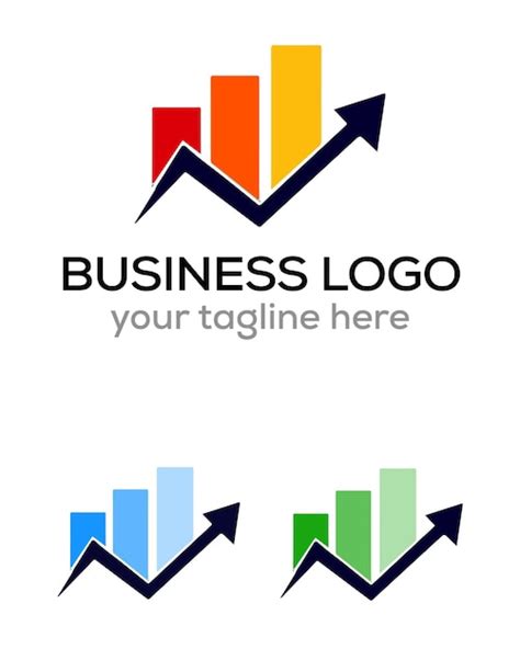 Premium Vector | Business growth logo template