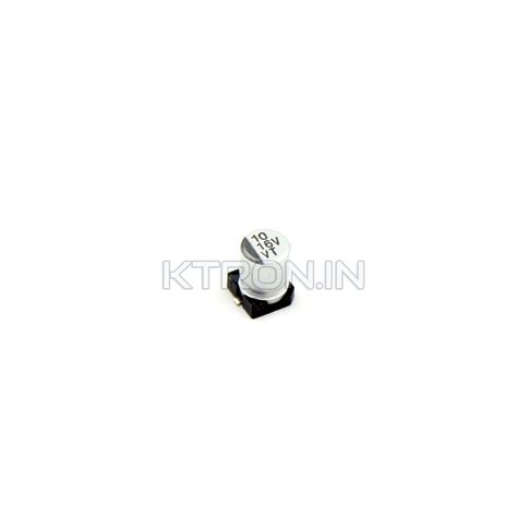 Buy 10uF 16V SMD Electrolytic Capacitor - 4 X 5.4 Mm - 20% - SMD 0405 - KTRON India