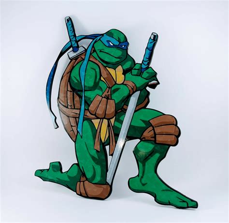 STL file Leonardo from TMNT 12 colours AMS MMU ERCF 🎨・3D printing idea ...