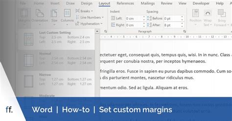 Setting Custom Margins in Word - Formatting Fundamentals