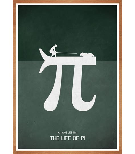 Alternative movie poster for The Life of Pi by Jon Glanville