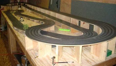 Routed Wooden Track - HO Slot Car Racing