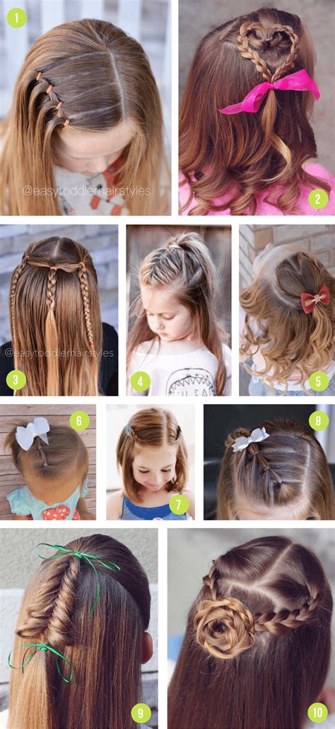 Easy Girls Hairstyles For Toddlers, Tweens & Teens - what moms love