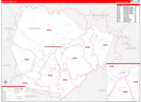 Maps of Warren County Kentucky - marketmaps.com