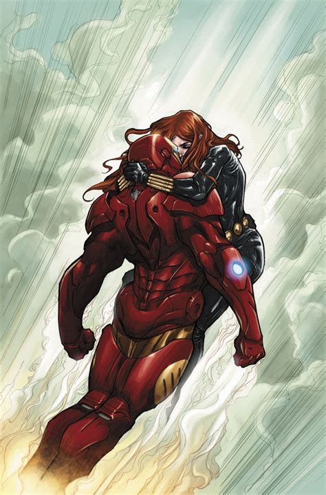 Marvel: Iron Man & Black Widow | Iron man comic, Iron man, Iron man art