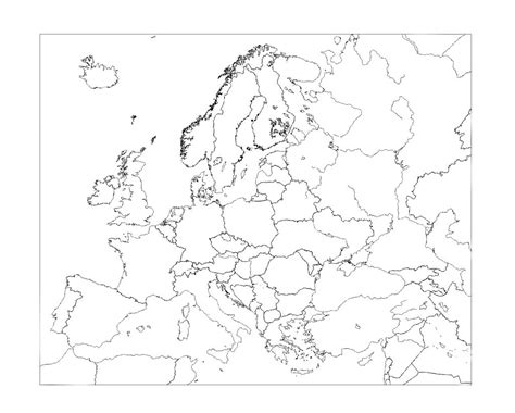 Mapa De Europa Politico En Blanco Y Negro Mapa Runtothemoonandback | My XXX Hot Girl