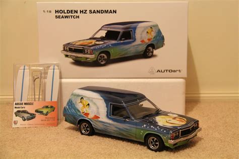 1:18 Biante Holden HZ Sandman Van Seawitch 1977 with Surfer Murals & Surfboards | eBay