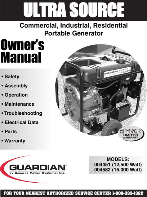 Generac 24kw Owner's Manual Pdf