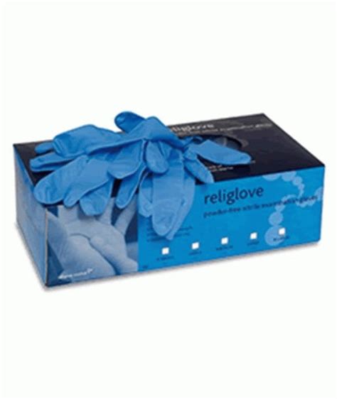 Blue Nitrile Medical Gloves Small