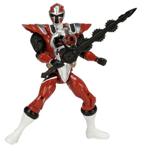 Power Rangers Ninja Steel Action Heroes Red Ranger 5 Action Figure Ninja Master Mode Bandai ...