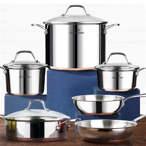 The Best Copper Bottom Stainless Steel Cookware Set - 4U Life