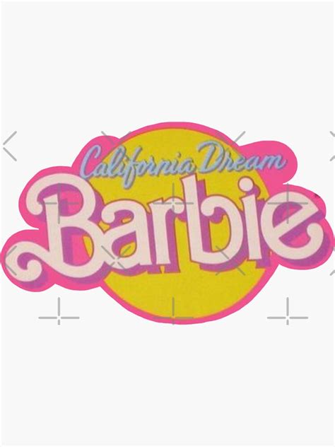 Vintage Barbie Logo Sticker by liatsalama in 2021 | Barbie logo, Logo ...