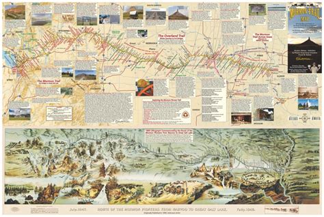 Mormon Trail Folded Map - MORMON TRAIL MAPS