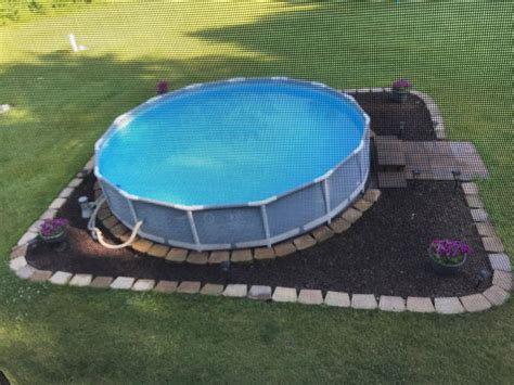 Intex above ground pool landscaping – Artofit