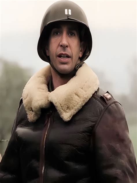 David Schwimmer Band of Brothers S01 Leather Jacket