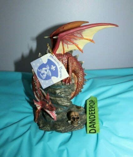 Vintage Medieval Legends Dragon Carved Statue Figure 8" Tall ...