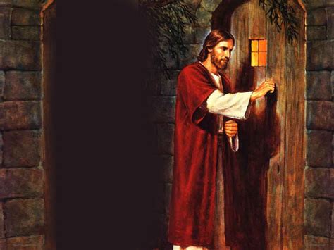 Jesus Knocking At The Door Painting at PaintingValley.com | Explore collection of Jesus Knocking ...