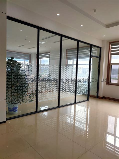 China Factory Aluminium Glass Office Hall and Dining Room Wall Partition Living Room Aluminum ...