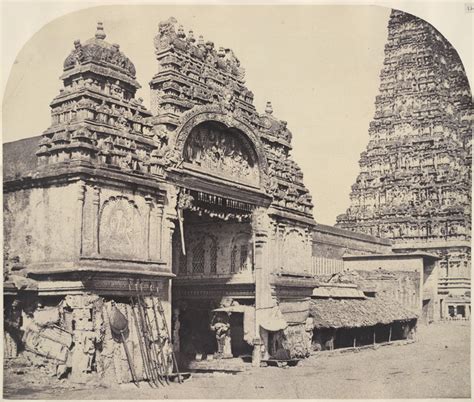 A very old image from #Madurai. One can see spears resting against the ...