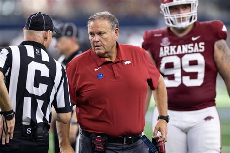 Sam Pittman Reportedly Fired Coach After Latest Arkansas Loss - The Spun