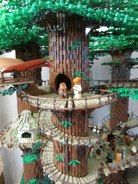 Cool Stuff: This Custom LEGO Ewok Village is 3-Feet Tall