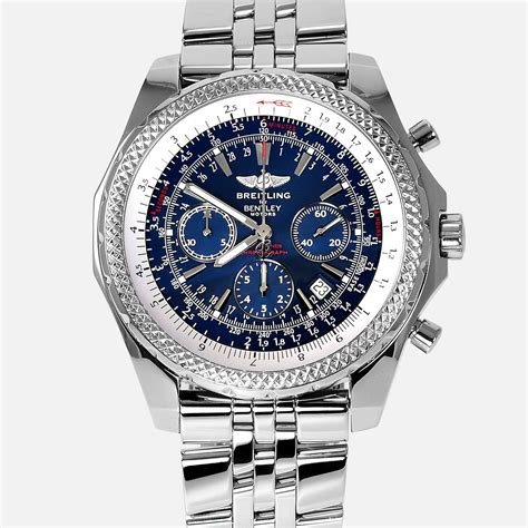 Breitling For Bentley Motors Special Blue Dial Edition A25362 Watch ...