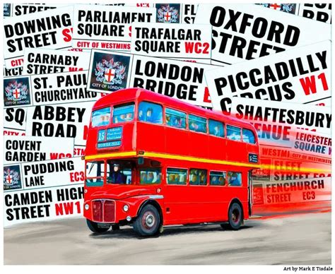 Classic London Bus - Thoroughly British Art Prints