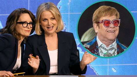 Tina Fey & Amy Poehler Recreate 'Weekend Update' To Announce Elton John As EGOT Winner At 2023 ...