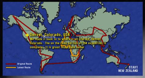 The World By Road Route Map - The World By Road