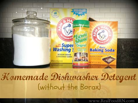 Homemade Dishwasher Detergent (without Borax) | Real Food RN