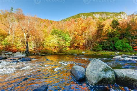 Adirondacks Fall Foliage, New York 16192165 Stock Photo at Vecteezy