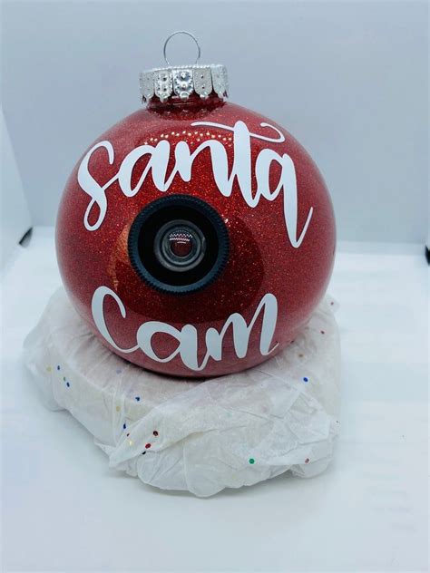 Santa cam ornament | Etsy Santa Cam Ornament, House Purchasing, Tis The ...