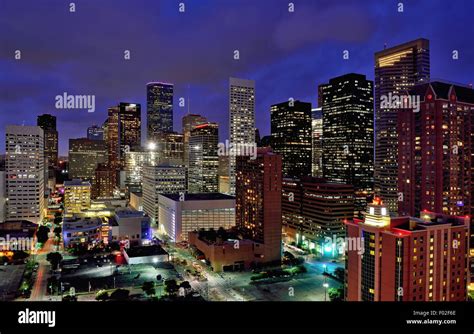 Texas lights downtown hi-res stock photography and images - Alamy