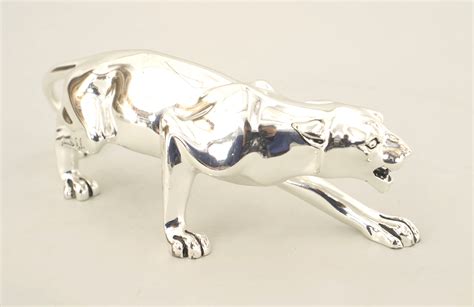 Art deco chrome jaguar