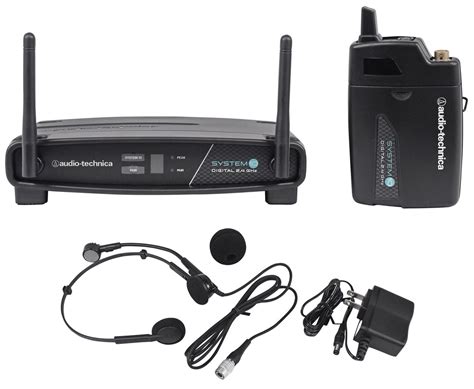 Audio Technica Digital Wireless Headset Microphone System 4 Church ...