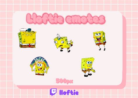 Funny Spongebob Meme Emotes for Twitch / Discord - Etsy UK