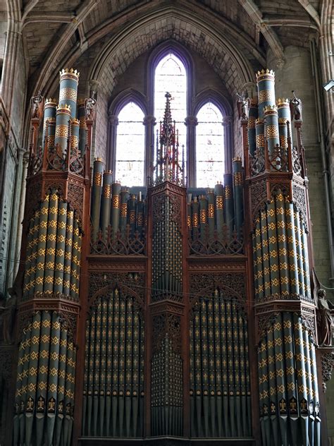 Photographs of Worcester Cathedral, Worcestershire, England: Transept organ