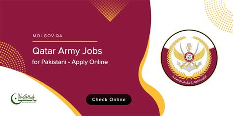 Qatar Army Jobs for Pakistani 2024 Online Registration