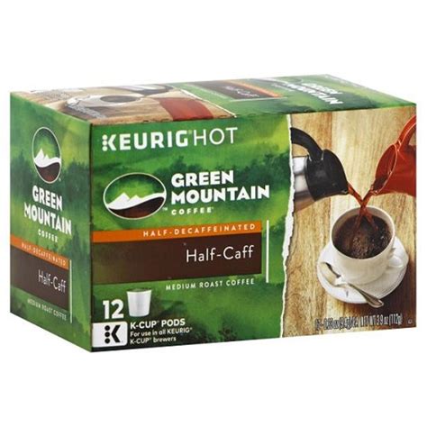 Green Mountain Coffee Half Caff Keurig K-Cups | Mountain coffee, Green ...