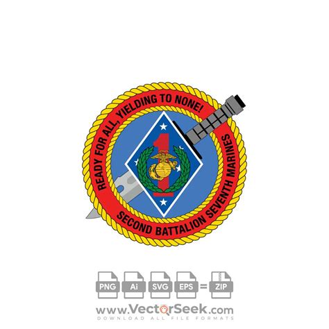 2nd Battalion 7th Marine Regiment USMC Logo Vector - (.Ai .PNG .SVG .EPS Free Download)