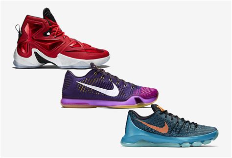 Nike Basketball (KD 8, LeBron 13, Kobe X) Away Colorways Available Now ...