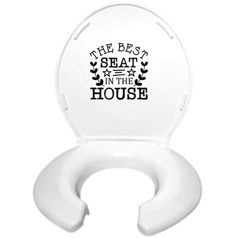 The Best Seat In The House Decal, Toilet Humor, Funny Toilet Stickers | Stickers, Labels & Tags ...