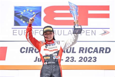 Juju Noda takes historic win at Paul Ricard - Euroformula Open