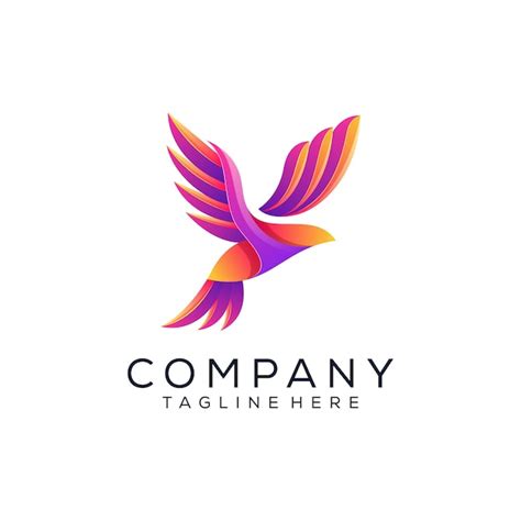 Premium Vector | Colorful bird logo design